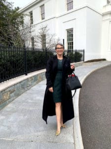 Catherine at the White House